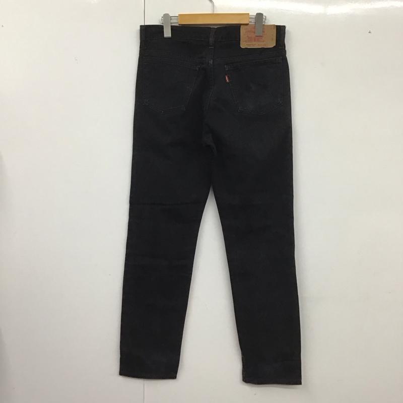 リーバイストラウスアンドコー Levi Strauss & co. パンツ デニム、ジーンズ デニムパンツ ワイドパンツ カジュアルパンツ 33インチ 無地 黒 / ブラック /  メンズ USED 古着 中古 10127411