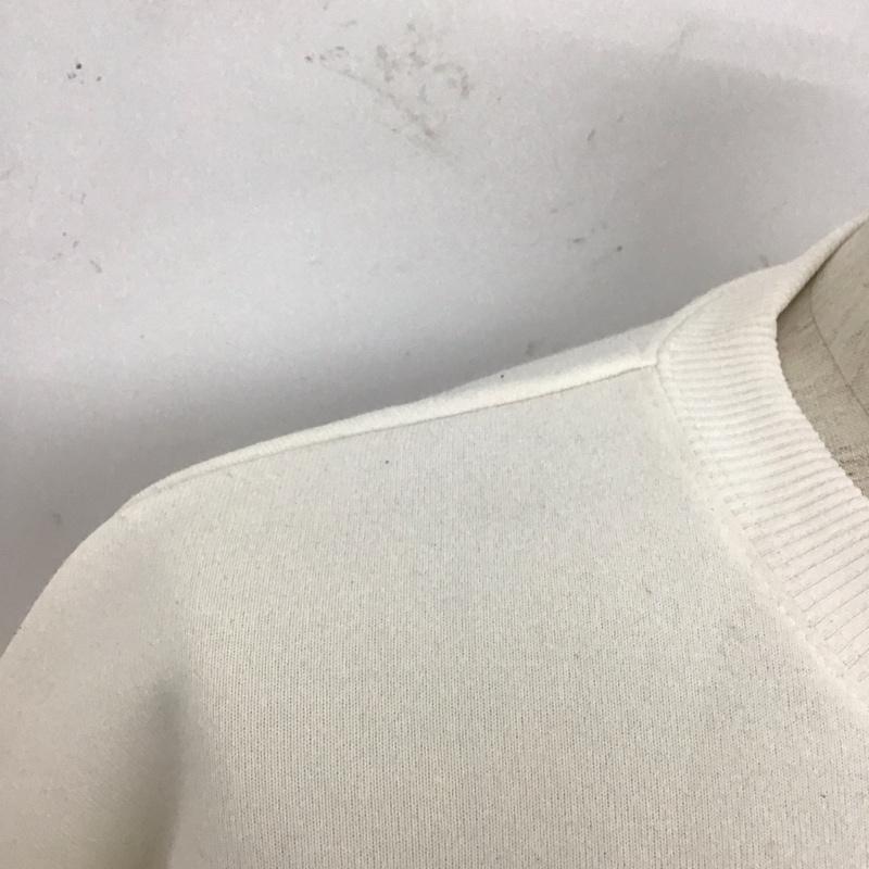 ディッキーズ Dickies トレーナー 長袖 長袖トレーナー スウェット クルーネック プルオーバー ロゴ、文字 白 / ホワイト /  メンズ USED 古着 中古 10127414