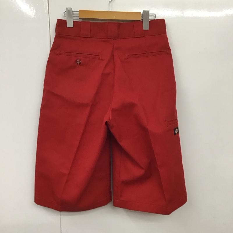ディッキーズ Dickies パンツ ショートパンツ ハーフパンツ ショートパンツ 28インチ 無地 赤 / レッド /  メンズ USED 古着 中古 10127416