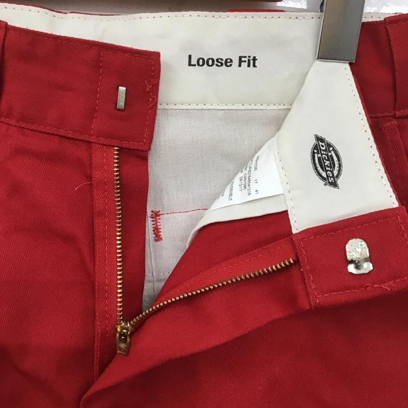 ディッキーズ Dickies パンツ ショートパンツ ハーフパンツ ショートパンツ 28インチ 無地 赤 / レッド /  メンズ USED 古着 中古 10127416