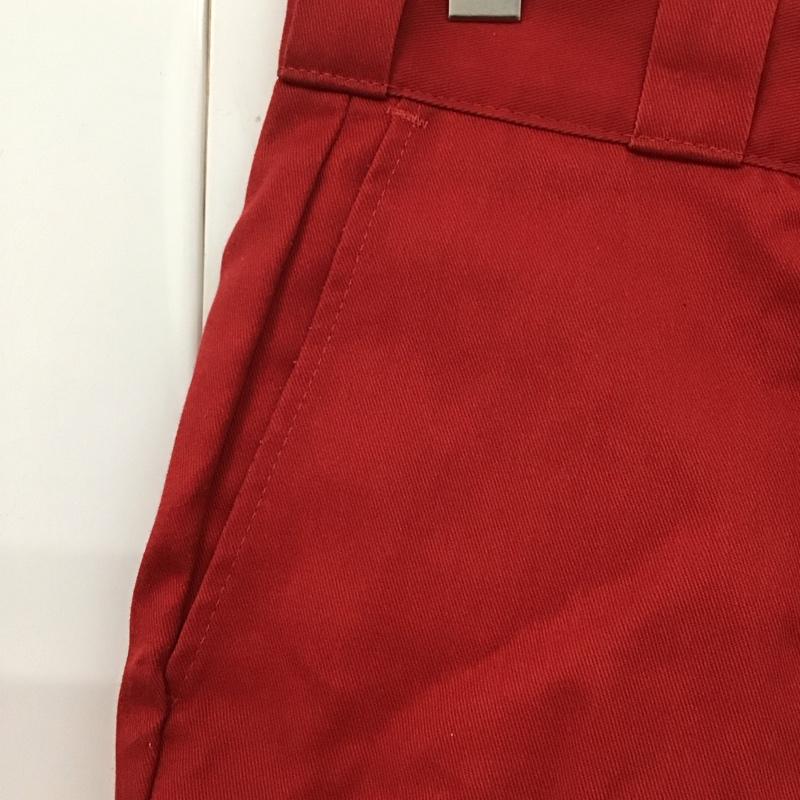 ディッキーズ Dickies パンツ ショートパンツ ハーフパンツ ショートパンツ 28インチ 無地 赤 / レッド /  メンズ USED 古着 中古 10127416