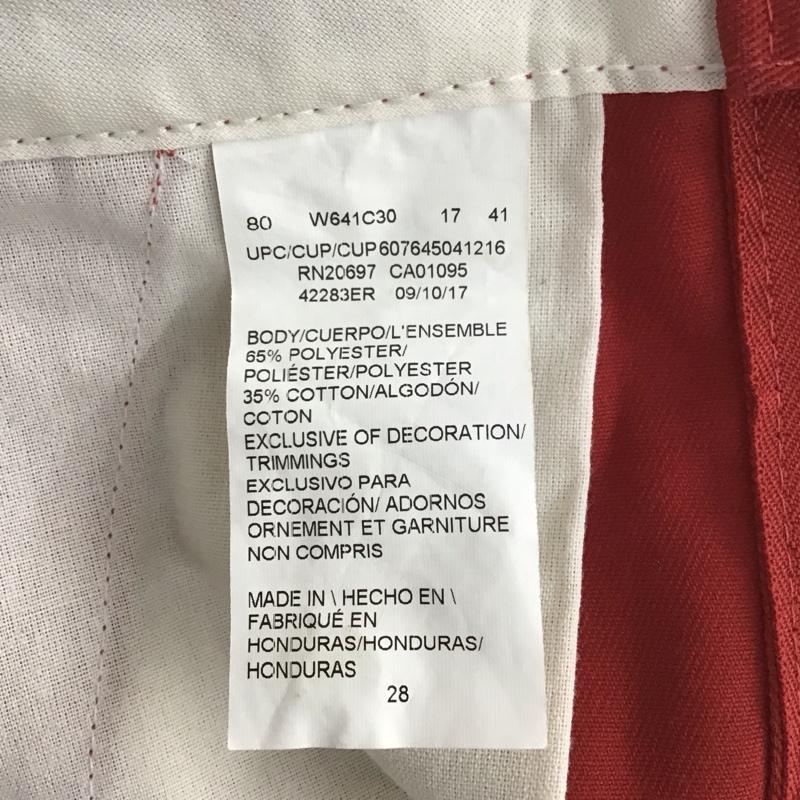 ディッキーズ Dickies パンツ ショートパンツ ハーフパンツ ショートパンツ 28インチ 無地 赤 / レッド /  メンズ USED 古着 中古 10127416