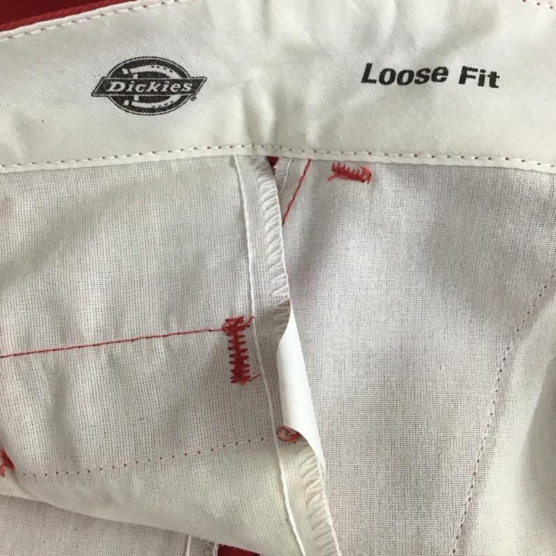 ディッキーズ Dickies パンツ ショートパンツ ハーフパンツ ショートパンツ 28インチ 無地 赤 / レッド /  メンズ USED 古着 中古 10127416