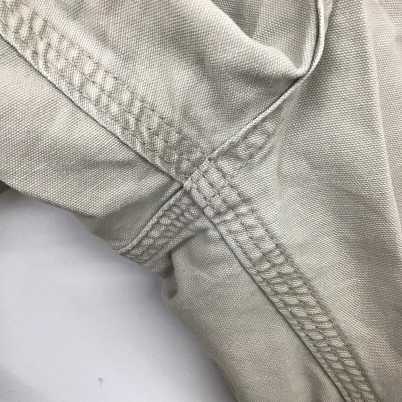 カーハート Carhartt パンツ ワークパンツ、ペインターパンツ ワークパンツ ワイドパンツ カーゴパンツ 38インチ ロゴ、文字 ベージュ / ベージュ /  メンズ USED 古着 中古 10127417