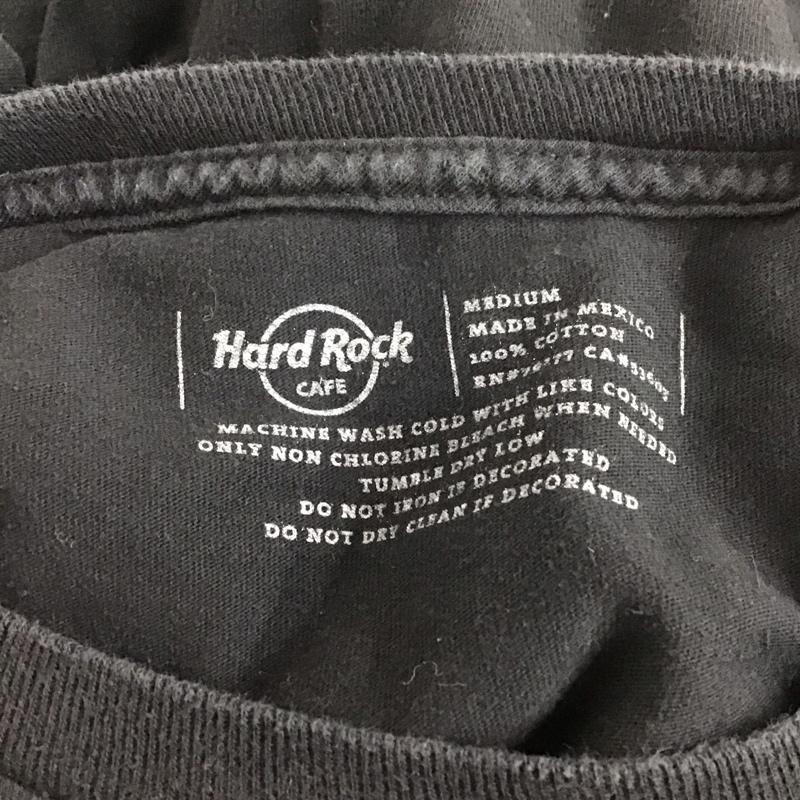 ハードロックカフェ HARD ROCK CAFE Tシャツ 半袖 半袖カットソー プリントTシャツ クルーネックカットソー M プリント 黒 / ブラック /  メンズ USED 古着 中古 10127419