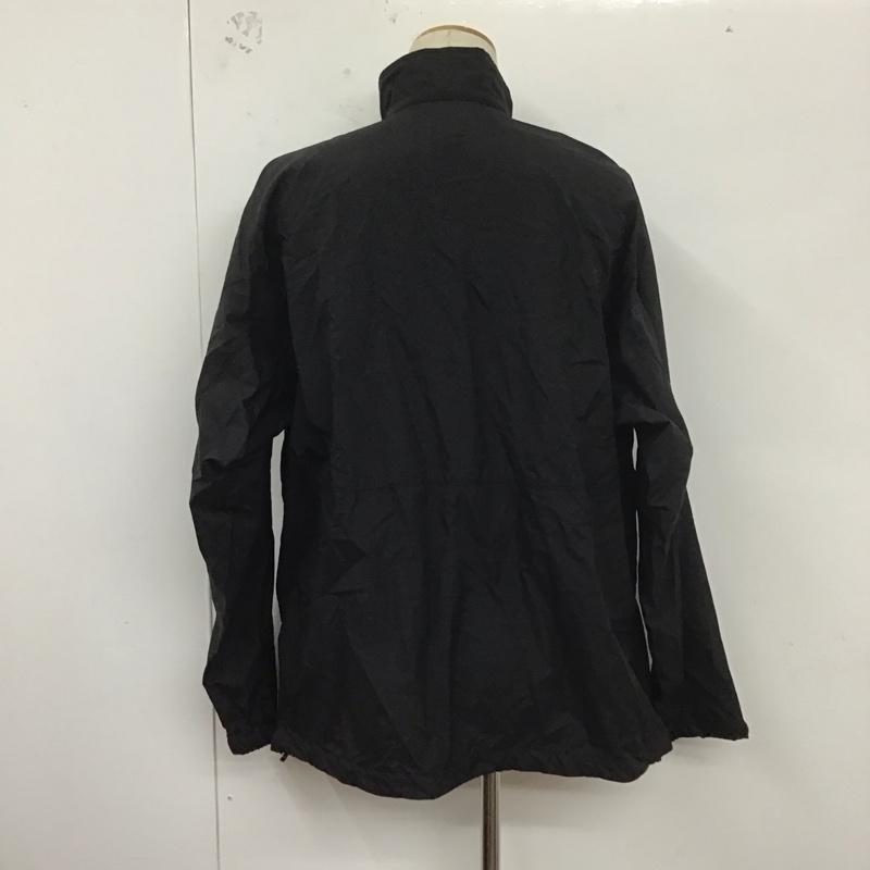 ヘリーハンセン HELLY HANSEN ジャケット、上着 ジャンパー、ブルゾン ジップアップジャケット アウター スタンドカラー XL ロゴ、文字 黒 / ブラック /  メンズ USED 古着 中古 10127421