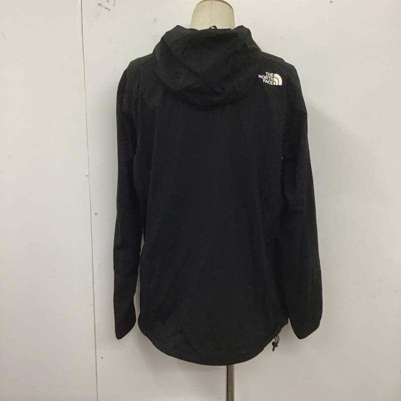ザノースフェイス THE NORTH FACE ジャケット、上着 ジャンパー、ブルゾン np71975 イーエスエニタイムウインドフーディ ジップアップジャケット XL ロゴ、文字 黒 / ブラック /  メンズ USED 古着 中古 10127423