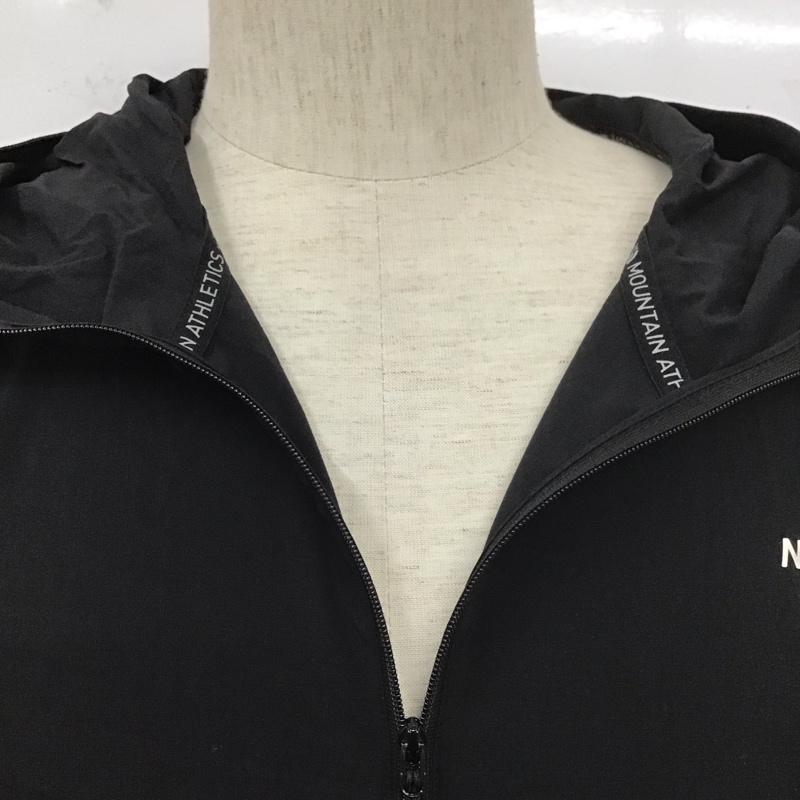 ザノースフェイス THE NORTH FACE ジャケット、上着 ジャンパー、ブルゾン np71975 イーエスエニタイムウインドフーディ ジップアップジャケット XL ロゴ、文字 黒 / ブラック /  メンズ USED 古着 中古 10127423
