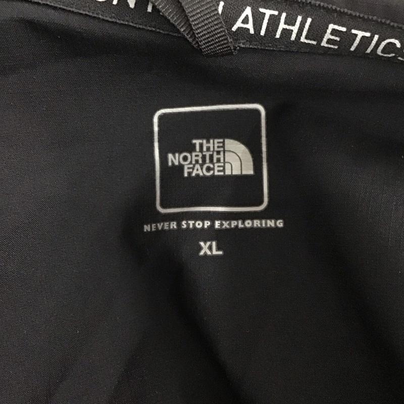 ザノースフェイス THE NORTH FACE ジャケット、上着 ジャンパー、ブルゾン np71975 イーエスエニタイムウインドフーディ ジップアップジャケット XL ロゴ、文字 黒 / ブラック /  メンズ USED 古着 中古 10127423