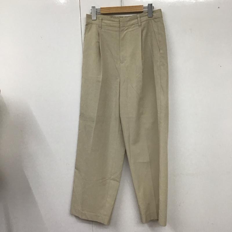 ローリーズファーム LOWRYS FARM パンツ スラックス ワイドパンツ カジュアルパンツ スラックスパンツ L 無地 ベージュ / ベージュ /  レディース USED 古着 中古 10127428