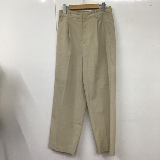 ローリーズファーム LOWRYS FARM パンツ スラックス ワイドパンツ カジュアルパンツ スラックスパンツ L 無地 ベージュ / ベージュ /  レディース USED 古着 中古 10127428