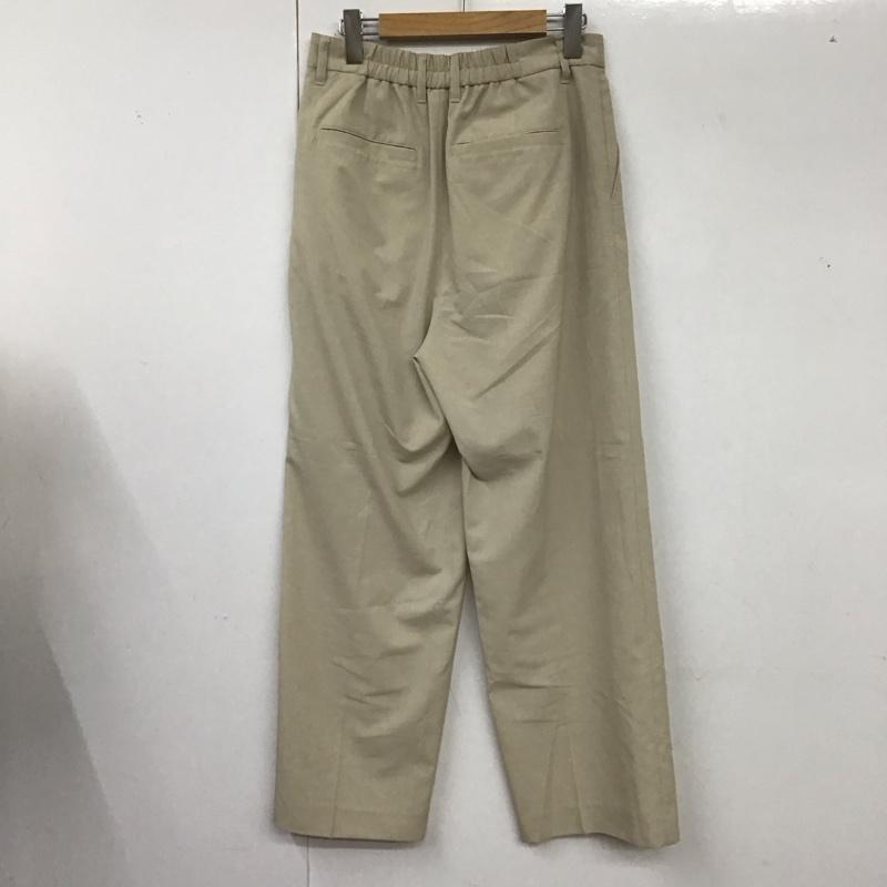 ローリーズファーム LOWRYS FARM パンツ スラックス ワイドパンツ カジュアルパンツ スラックスパンツ L 無地 ベージュ / ベージュ /  レディース USED 古着 中古 10127428
