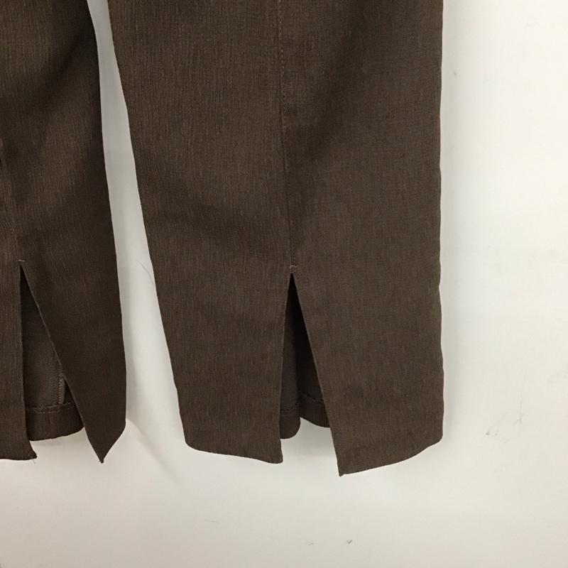 ジーナシス JEANASIS パンツ スラックス スラックスパンツ スリムパンツ ストレッチパンツ S 無地 茶 / ブラウン /  レディース USED 古着 中古 10127433