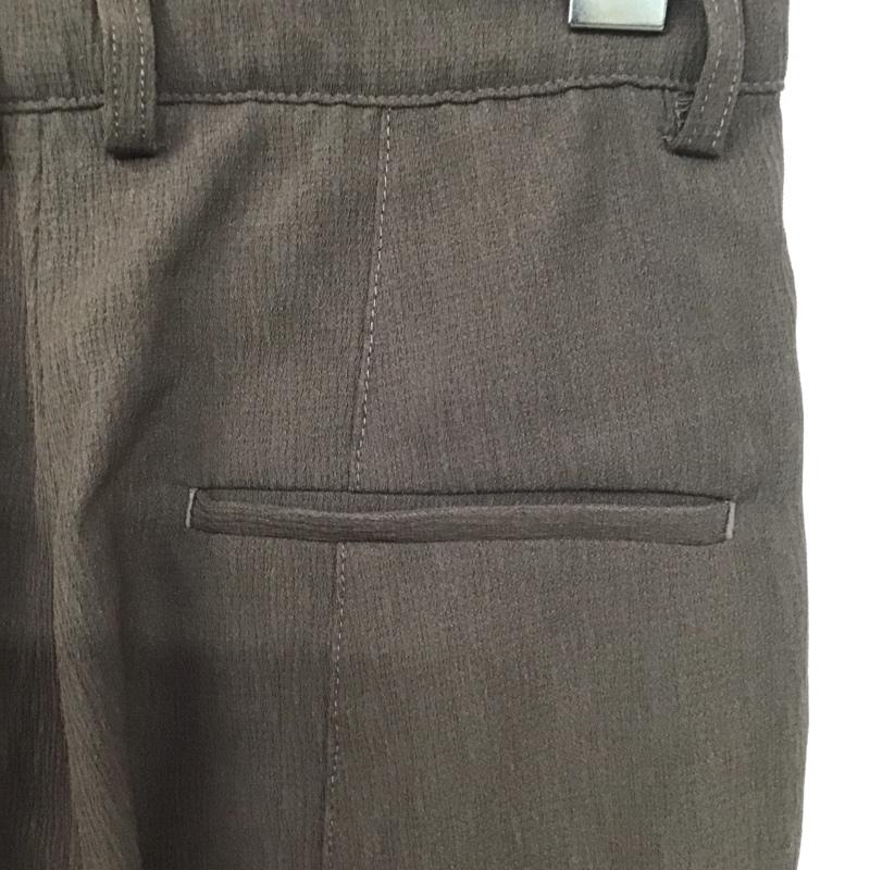 ジーナシス JEANASIS パンツ スラックス スラックスパンツ スリムパンツ ストレッチパンツ S 無地 茶 / ブラウン /  レディース USED 古着 中古 10127433