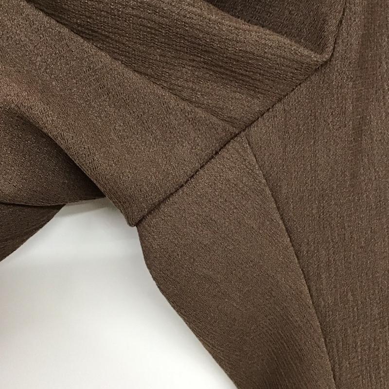 ジーナシス JEANASIS パンツ スラックス スラックスパンツ スリムパンツ ストレッチパンツ S 無地 茶 / ブラウン /  レディース USED 古着 中古 10127433