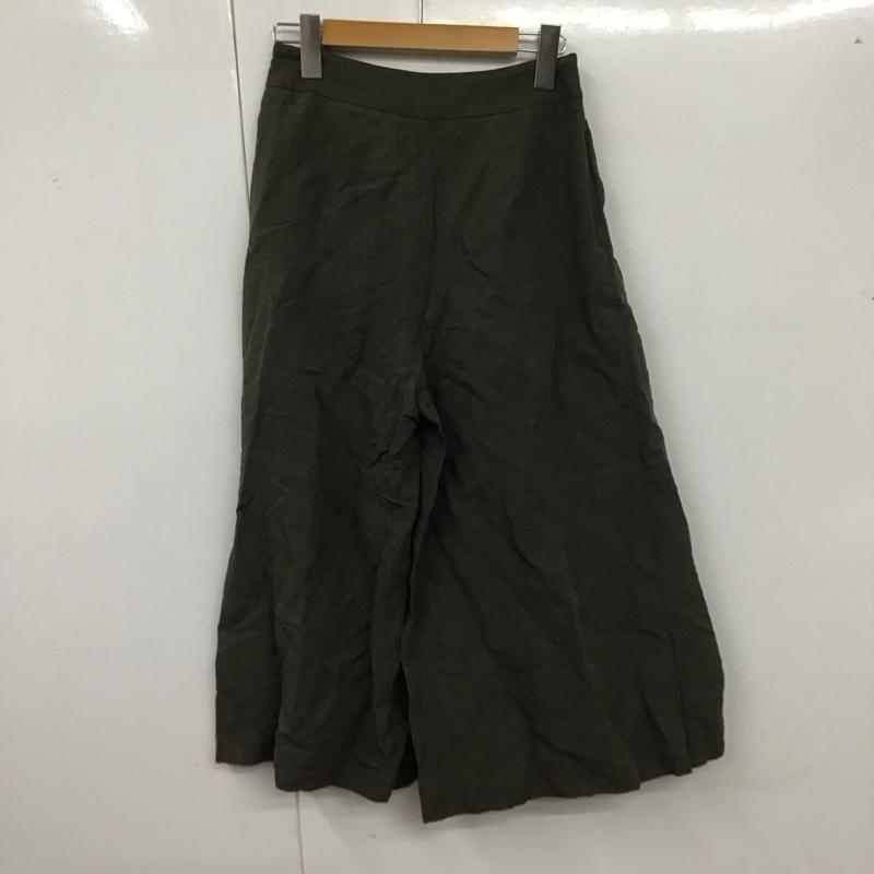 ザラウーマン ZARA WOMAN パンツ ワークパンツ、ペインターパンツ ワイドパンツ カジュアルパンツ ガチョウパンツ XS 無地 カーキ / カーキ /  レディース USED 古着 中古 10127434