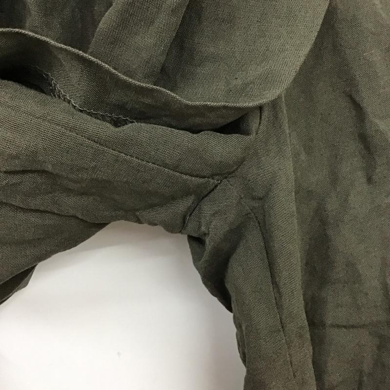ザラウーマン ZARA WOMAN パンツ ワークパンツ、ペインターパンツ ワイドパンツ カジュアルパンツ ガチョウパンツ XS 無地 カーキ / カーキ /  レディース USED 古着 中古 10127434