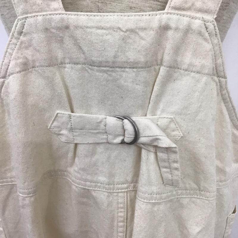 ナチュラルランドリー NATURALLAUNDRY サロペット・オーバーオール サロペット、オーバーオール サロペット ロングスカート カジュアルスカート 2 無地 アイボリー / アイボリー /  レディース USED 古着 中古 10127436