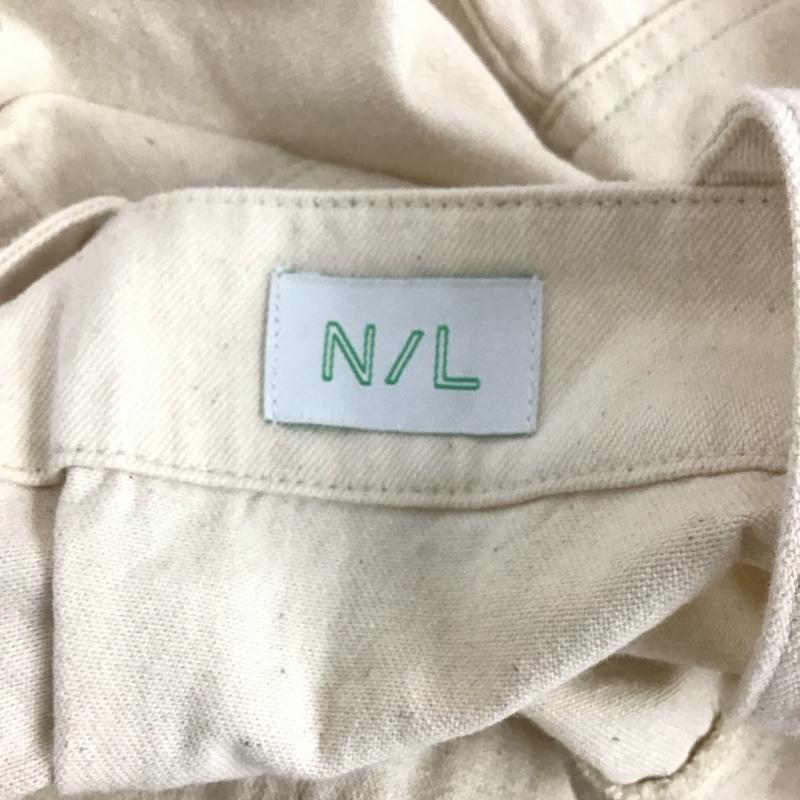 ナチュラルランドリー NATURALLAUNDRY サロペット・オーバーオール サロペット、オーバーオール サロペット ロングスカート カジュアルスカート 2 無地 アイボリー / アイボリー /  レディース USED 古着 中古 10127436