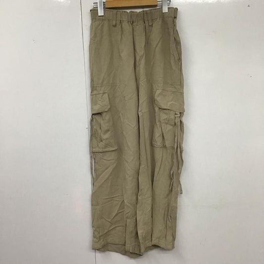 ニコアンド niko and... パンツ ワークパンツ、ペインターパンツ ワイドパンツ カジュアルパンツ ワークパンツ M 無地 ベージュ / ベージュ /  レディース USED 古着 中古 10127441