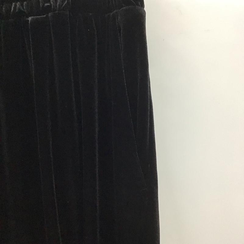 ローリーズファーム LOWRYS FARM パンツ ワークパンツ、ペインターパンツ ワイドパンツ カジュアルパンツ ワークパンツ FREE 無地 黒 / ブラック /  レディース USED 古着 中古 10127443