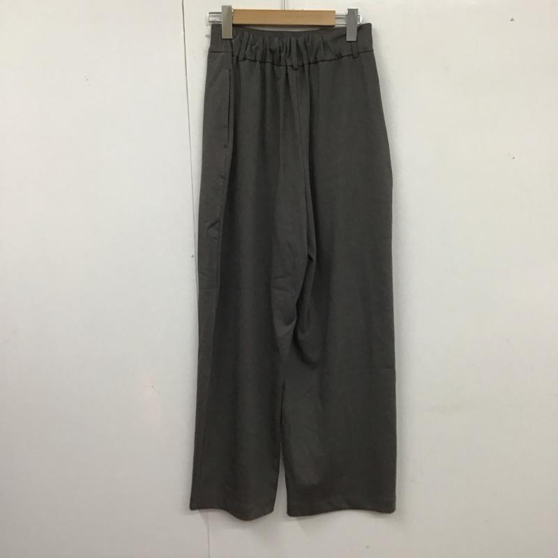 フリークスストア FREAK S STORE パンツ スラックス スラックスパンツ ワイドパンツ センタータックパンツ S 無地 灰 / グレー /  レディース USED 古着 中古 10127444