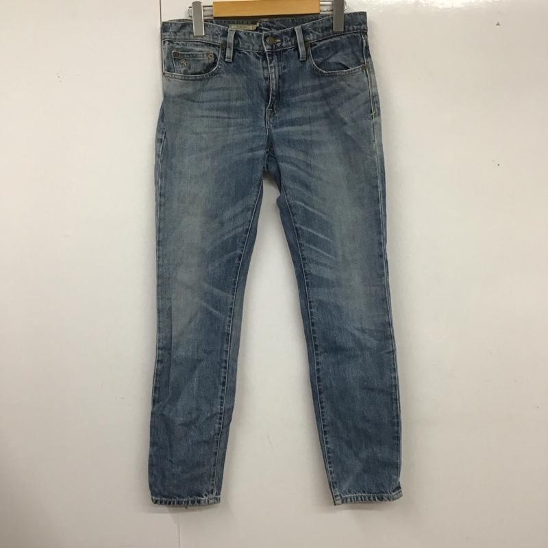 ラルフローレン RALPHLAUREN パンツ デニム、ジーンズ デニムパンツ スリムパンツ カジュアルパンツ 28インチ 無地 インディゴ / インディゴ /  レディース USED 古着 中古 10127445