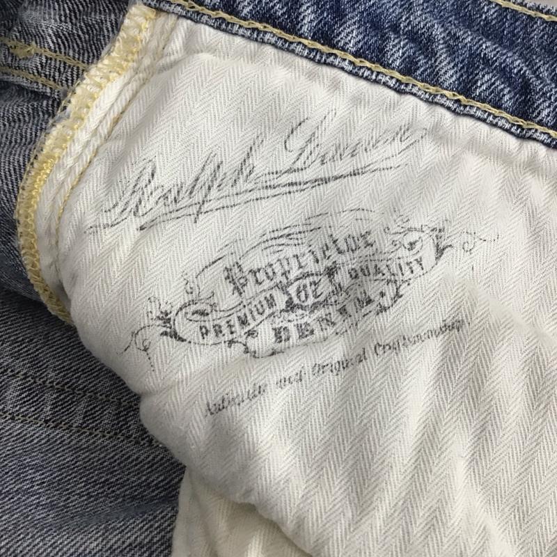 ラルフローレン RALPHLAUREN パンツ デニム、ジーンズ デニムパンツ スリムパンツ カジュアルパンツ 28インチ 無地 インディゴ / インディゴ /  レディース USED 古着 中古 10127445