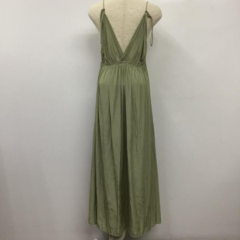 スナイデル SNIDEL ワンピース ロングスカート ノースリーブワンピース ロングスカート フレアスカート 1 無地 緑 / グリーン /  レディース USED 古着 中古 10127453