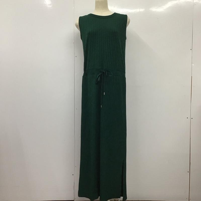 マウジー MOUSSY ワンピース ロングスカート 029dsa80-0110 ノースリーブワンピース ロングスカート FREE 無地 緑 / グリーン /  レディース USED 古着 中古 10127455
