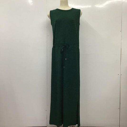 マウジー MOUSSY ワンピース ロングスカート 029dsa80-0110 ノースリーブワンピース ロングスカート FREE 無地 緑 / グリーン /  レディース USED 古着 中古 10127455