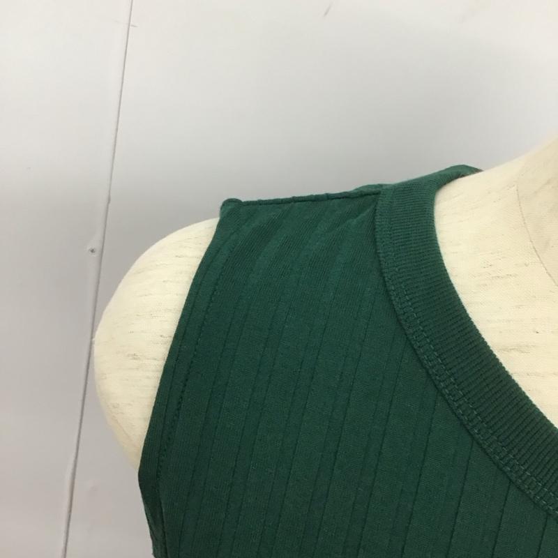 マウジー MOUSSY ワンピース ロングスカート 029dsa80-0110 ノースリーブワンピース ロングスカート FREE 無地 緑 / グリーン /  レディース USED 古着 中古 10127455