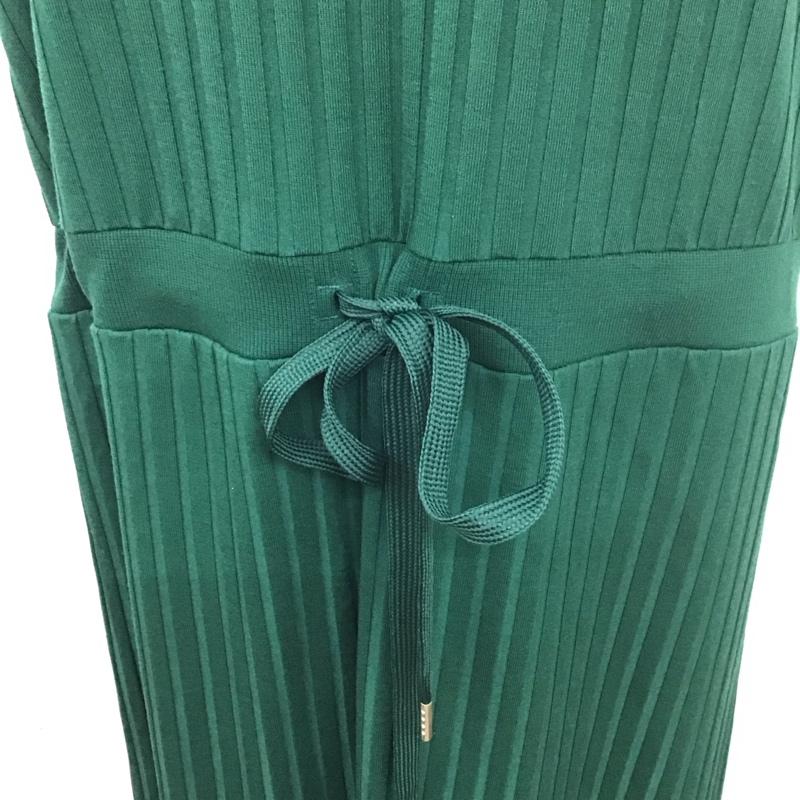 マウジー MOUSSY ワンピース ロングスカート 029dsa80-0110 ノースリーブワンピース ロングスカート FREE 無地 緑 / グリーン /  レディース USED 古着 中古 10127455