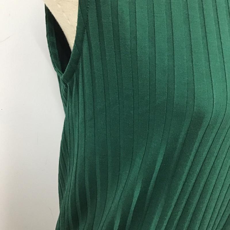 マウジー MOUSSY ワンピース ロングスカート 029dsa80-0110 ノースリーブワンピース ロングスカート FREE 無地 緑 / グリーン /  レディース USED 古着 中古 10127455