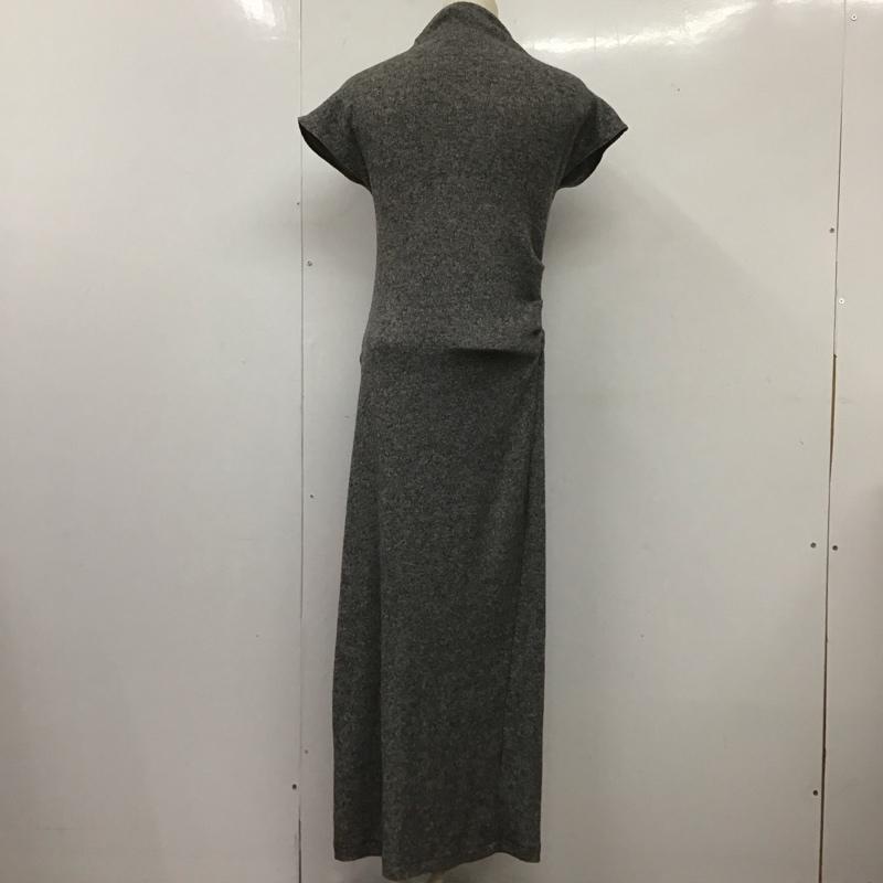 ザラ ZARA ワンピース ロングスカート ノースリーブロングワンピース ニットワンピース タイトワンピース S 無地 灰 / グレー /  レディース USED 古着 中古 10127456