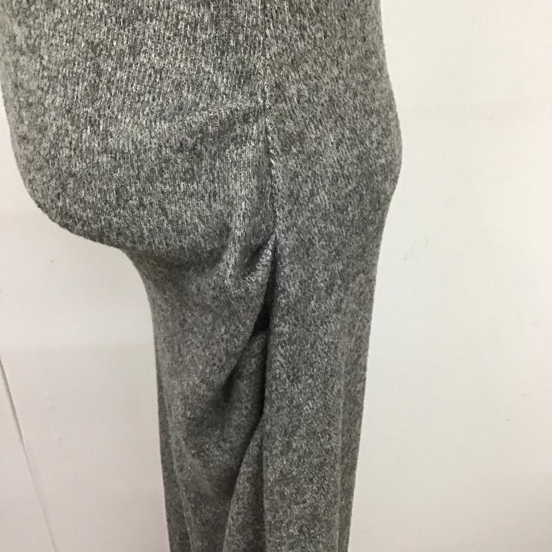 ザラ ZARA ワンピース ロングスカート ノースリーブロングワンピース ニットワンピース タイトワンピース S 無地 灰 / グレー /  レディース USED 古着 中古 10127456