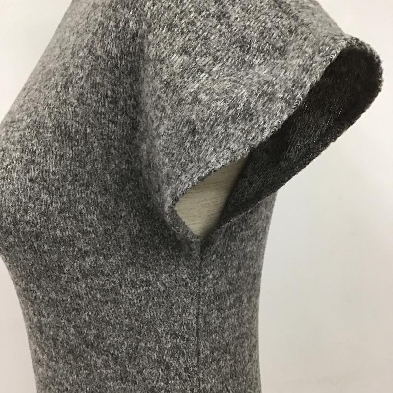 ザラ ZARA ワンピース ロングスカート ノースリーブロングワンピース ニットワンピース タイトワンピース S 無地 灰 / グレー /  レディース USED 古着 中古 10127456