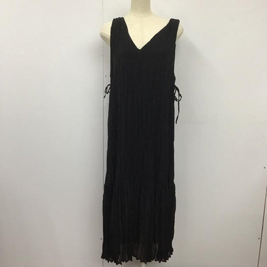ローリーズファーム LOWRYS FARM ワンピース ロングスカート ノースリーブワンピース ロングスカート フレアスカート FREE 無地 黒 / ブラック /  レディース USED 古着 中古 10127457