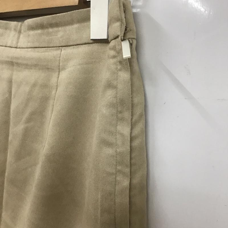 ローリーズファーム LOWRYS FARM スカート ロングスカート ロングスカート フレアスカート カジュアルスカート L 無地 ベージュ / ベージュ /  レディース USED 古着 中古 10127460