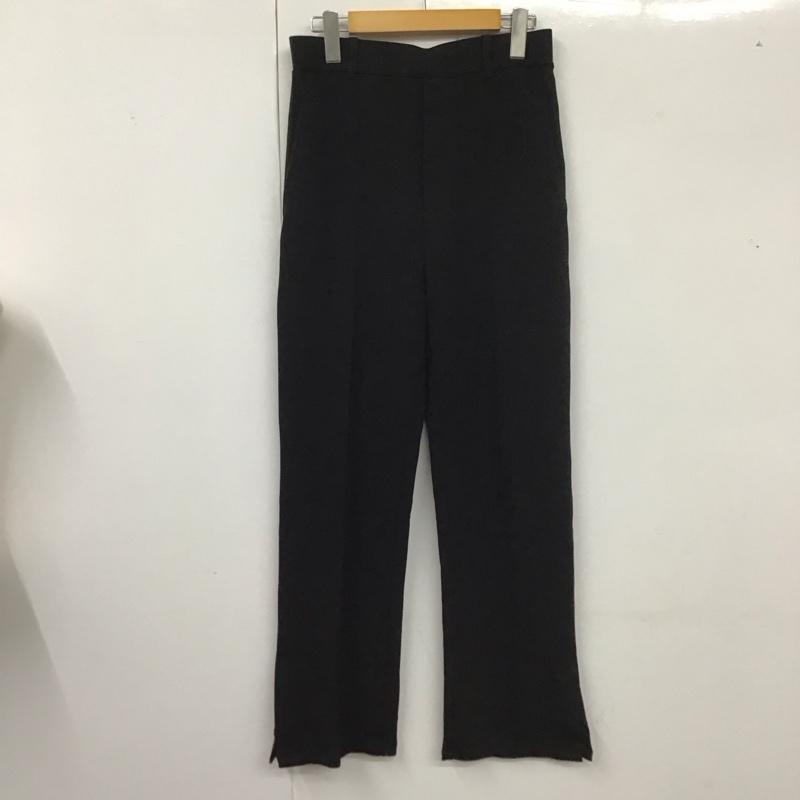ローリーズファーム LOWRYS FARM パンツ スラックス スラックスパンツ スリムパンツ ストレッチパンツ L 無地 黒 / ブラック /  レディース USED 古着 中古 10127461
