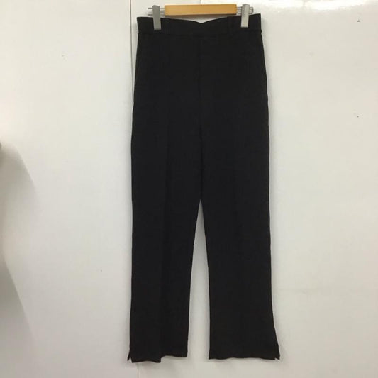 ローリーズファーム LOWRYS FARM パンツ スラックス スラックスパンツ スリムパンツ ストレッチパンツ L 無地 黒 / ブラック /  レディース USED 古着 中古 10127461