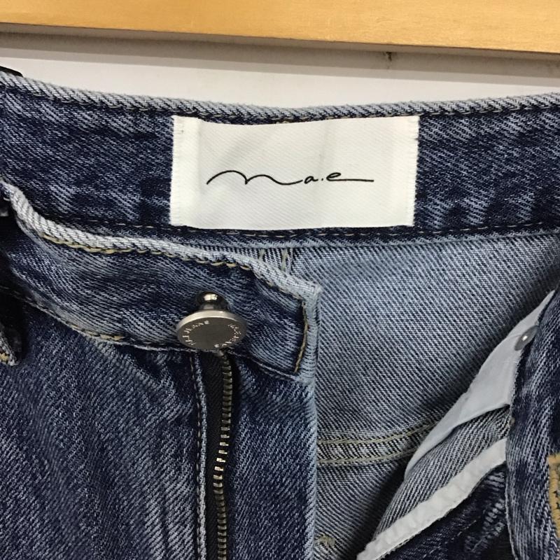 ナエ na.e パンツ デニム、ジーンズ M 無地 インディゴ / インディゴ /  レディース USED 古着 中古 10127465