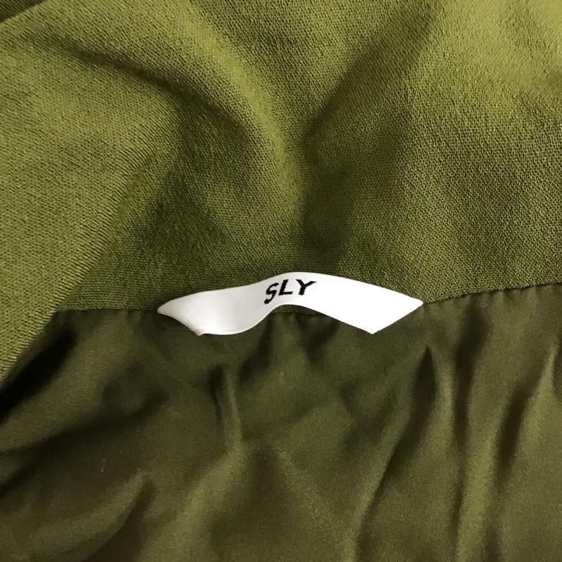 スライ SLY ワンピース ロングスカート 030cam30-2060 半袖ワンピース ロングワンピース 2 無地 カーキ / カーキ /  レディース USED 古着 中古 10127466