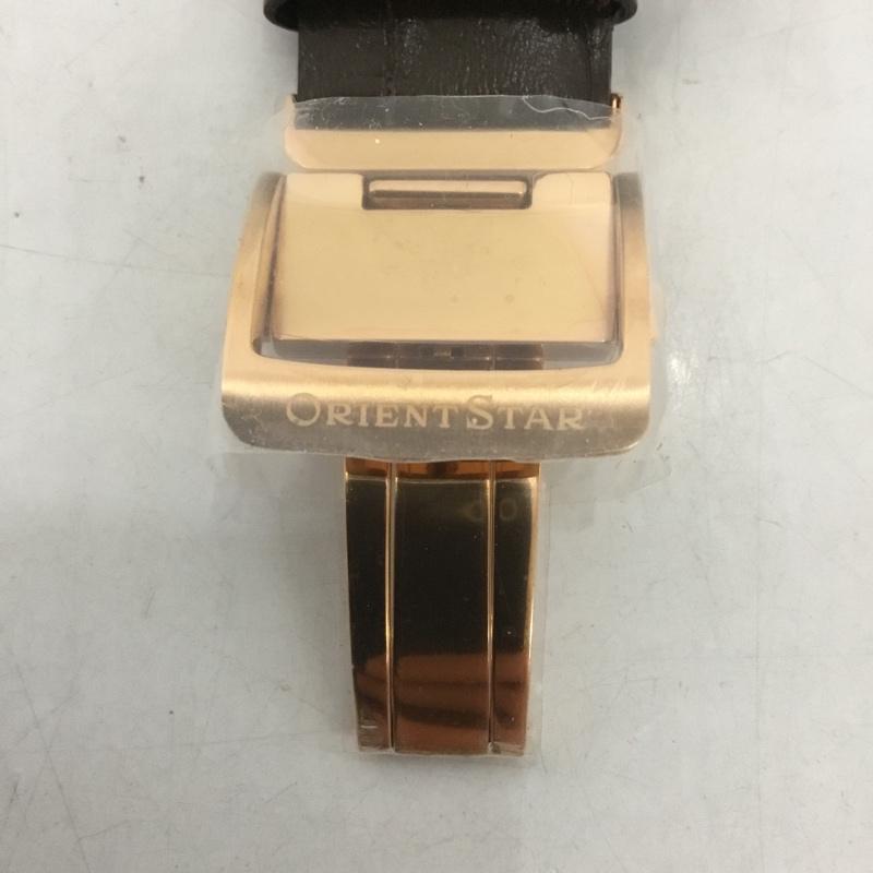 オリエントスター ORIENTSTAR 腕時計 アナログ（クォーツ式） RK-AT0103Y スポーツ セミスケルトン ロゴ、文字 茶 / ブラウン /  メンズ USED 古着 中古 10127470