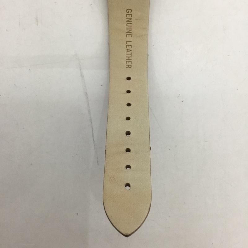 アデクス ADEXE 腕時計 アナログ（クォーツ式） 1868B-03 レザー ロゴ、文字 茶 / ブラウン /  メンズ USED 古着 中古 10127474