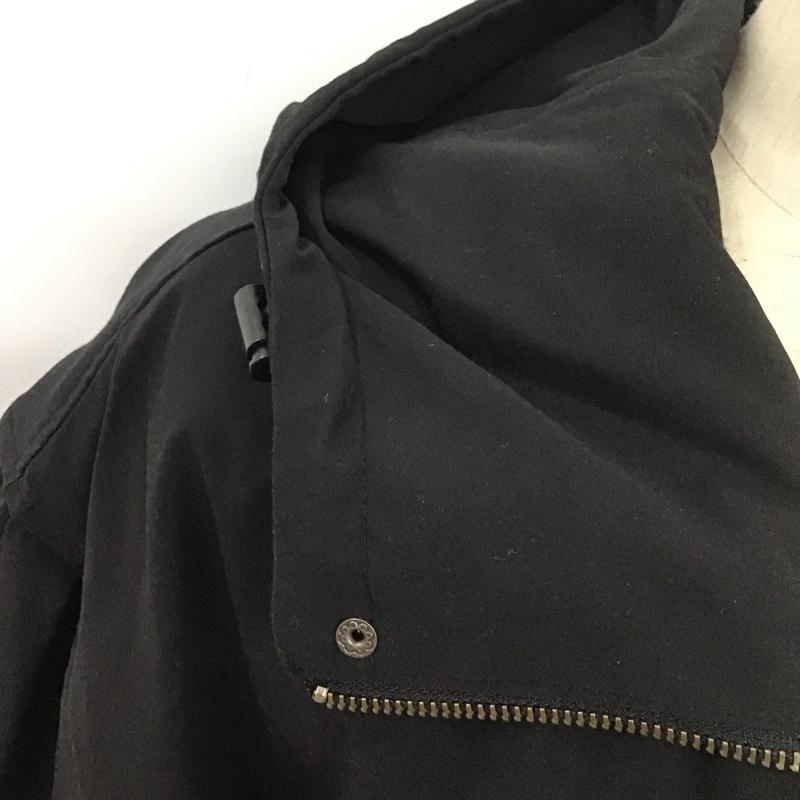 ジーナシス JEANASIS ジャケット、上着 ジャケット、ブレザー ジップアップジャケット アウター フード付きジャケット FREE 無地 黒 / ブラック /  レディース USED 古着 中古 10127475