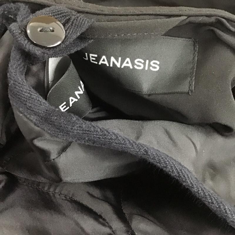 ジーナシス JEANASIS ジャケット、上着 ジャケット、ブレザー ジップアップジャケット アウター フード付きジャケット FREE 無地 黒 / ブラック /  レディース USED 古着 中古 10127475
