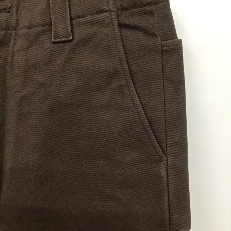 ユニフィ UNIFY パンツ デニム、ジーンズ ワイドパンツ カジュアルパンツ ワークパンツ 1 無地 茶 / ブラウン /  レディース USED 古着 中古 10127477