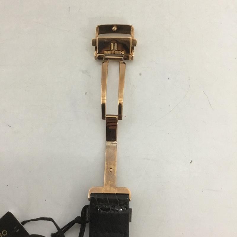 オリエントスター ORIENTSTAR 腕時計 アナログ（自動巻き） RK-HH0003S 本ワニ皮革 ロゴ、文字 黒 / ブラック /  メンズ USED 古着 中古 10127479