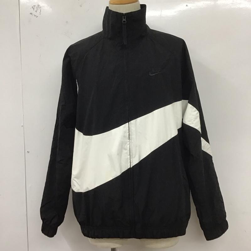 ナイキ NIKE ジャケット、上着 ジャンパー、ブルゾン ar3133-010 ジップアップジャケット ナイロンジャケット アウター XL ロゴ、文字 白 / ホワイト / X 黒 / ブラック /  メンズ USED 古着 中古 10127484